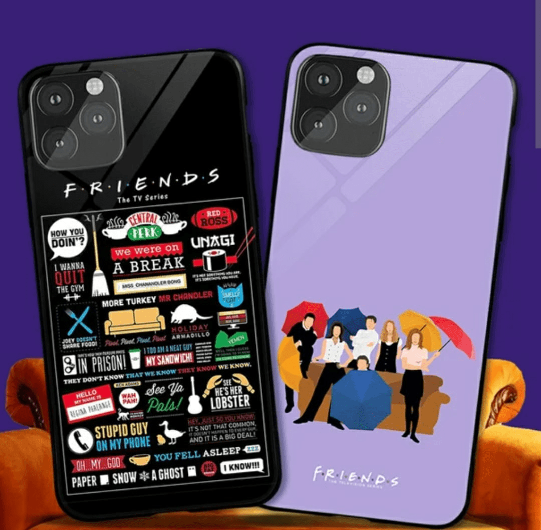 Friends theme based glass cases Covers Emporium