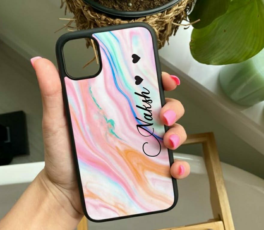 Colorful Marble print phone case Covers Emporium