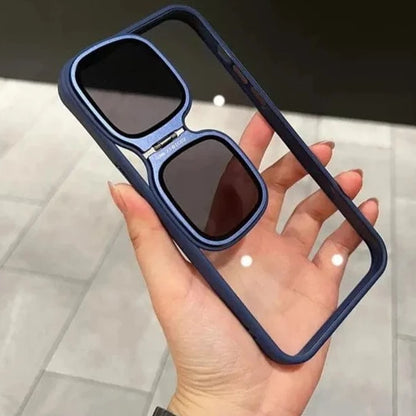 Metal Stand Sunglasses Phone Case