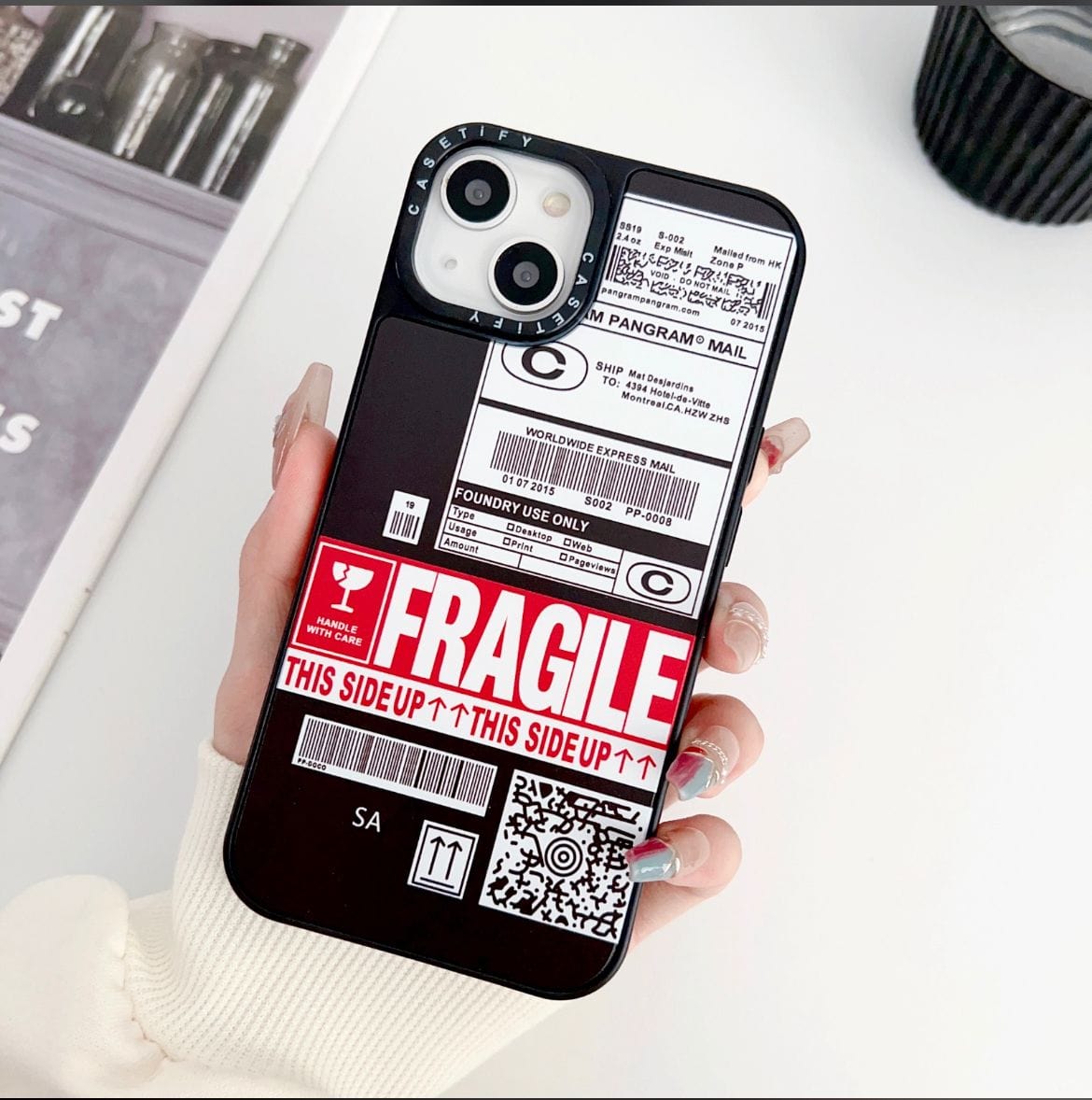 Luxury Branded Unisex Silicone iPhone Case Design