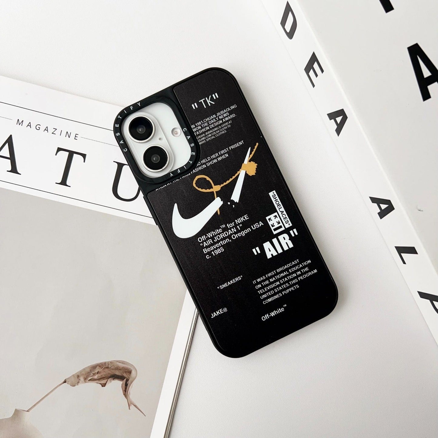 Luxury Branded Unisex Silicone iPhone Case Design #001