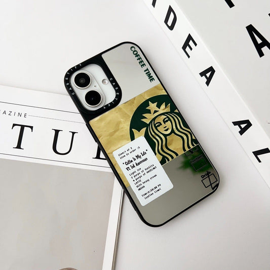 Coffee Time Mirror Phone Case