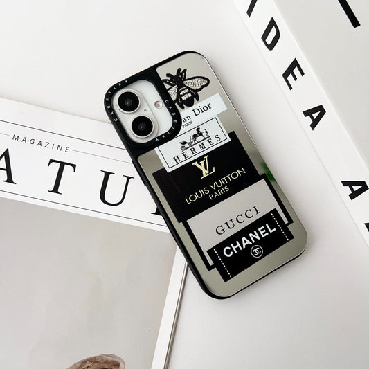 Luxury Mirror Branded iPhone Case Design #002