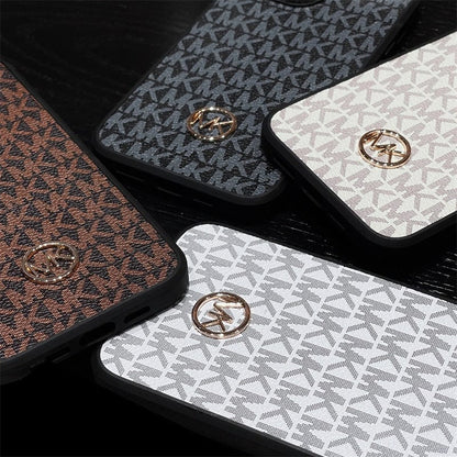 Luxury Metal Logo Phone Case