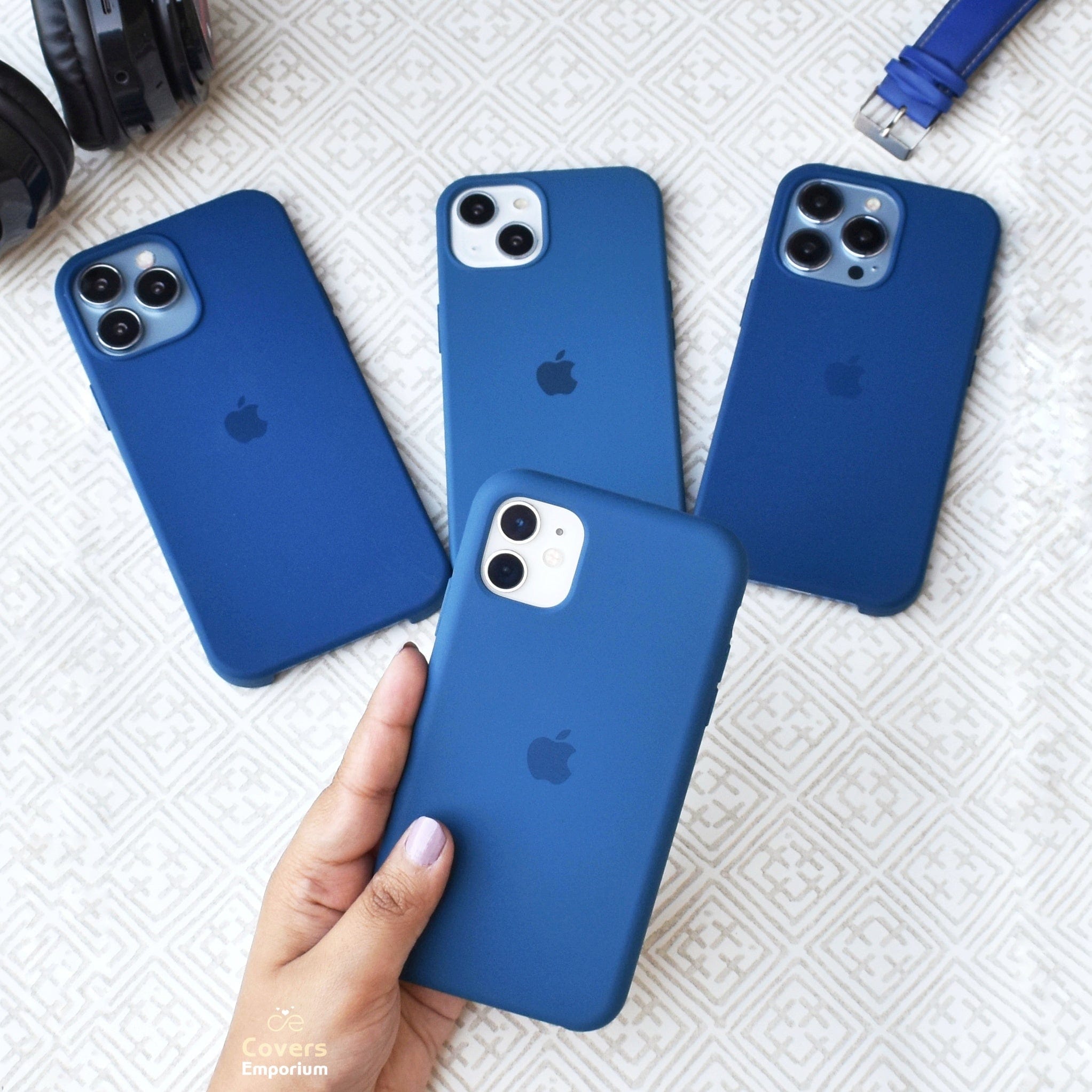 Shade of Blue silicon case – Covers Emporium