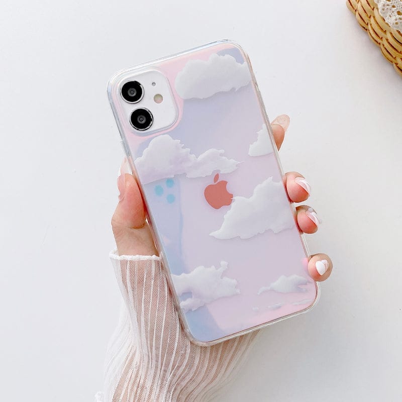 Shimmering Holographic Cloud Phone case Covers Emporium